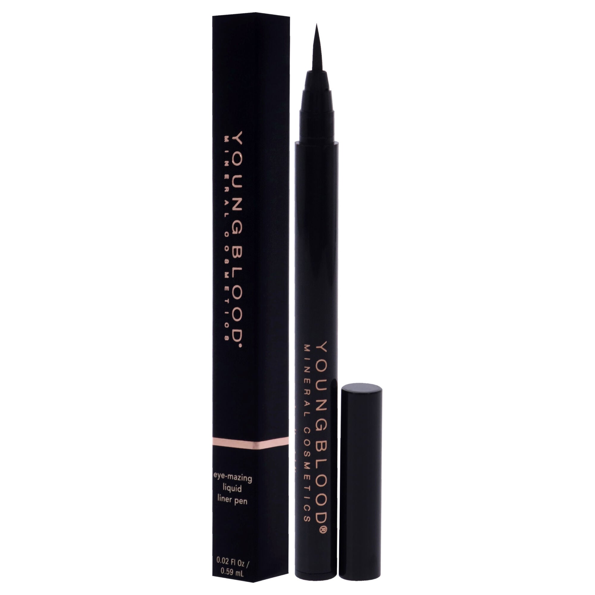 Eye-Mazing Liquid Liner Pen - Noir by Youngblood for Women - 0.02 oz Eyeliner, See Description, alternate image number 3