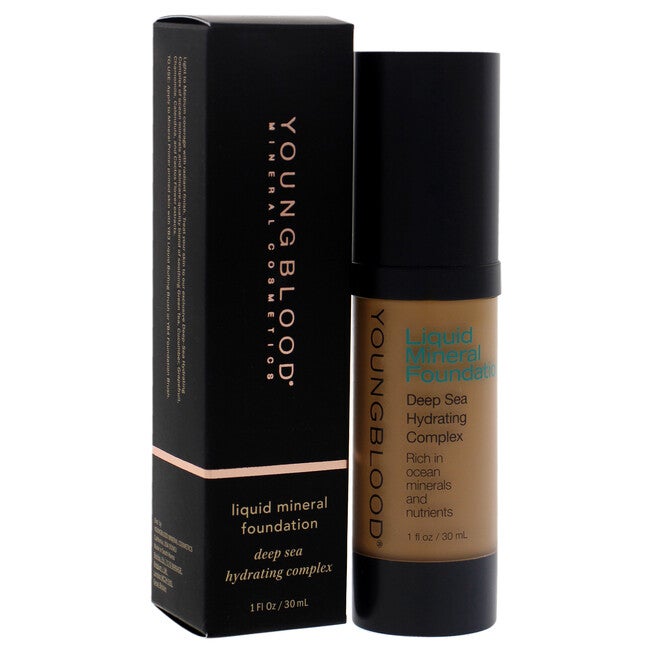 Liquid Mineral Foundation - Suntan by Youngblood for Women - 1 oz Foundation, , alternate image number 7