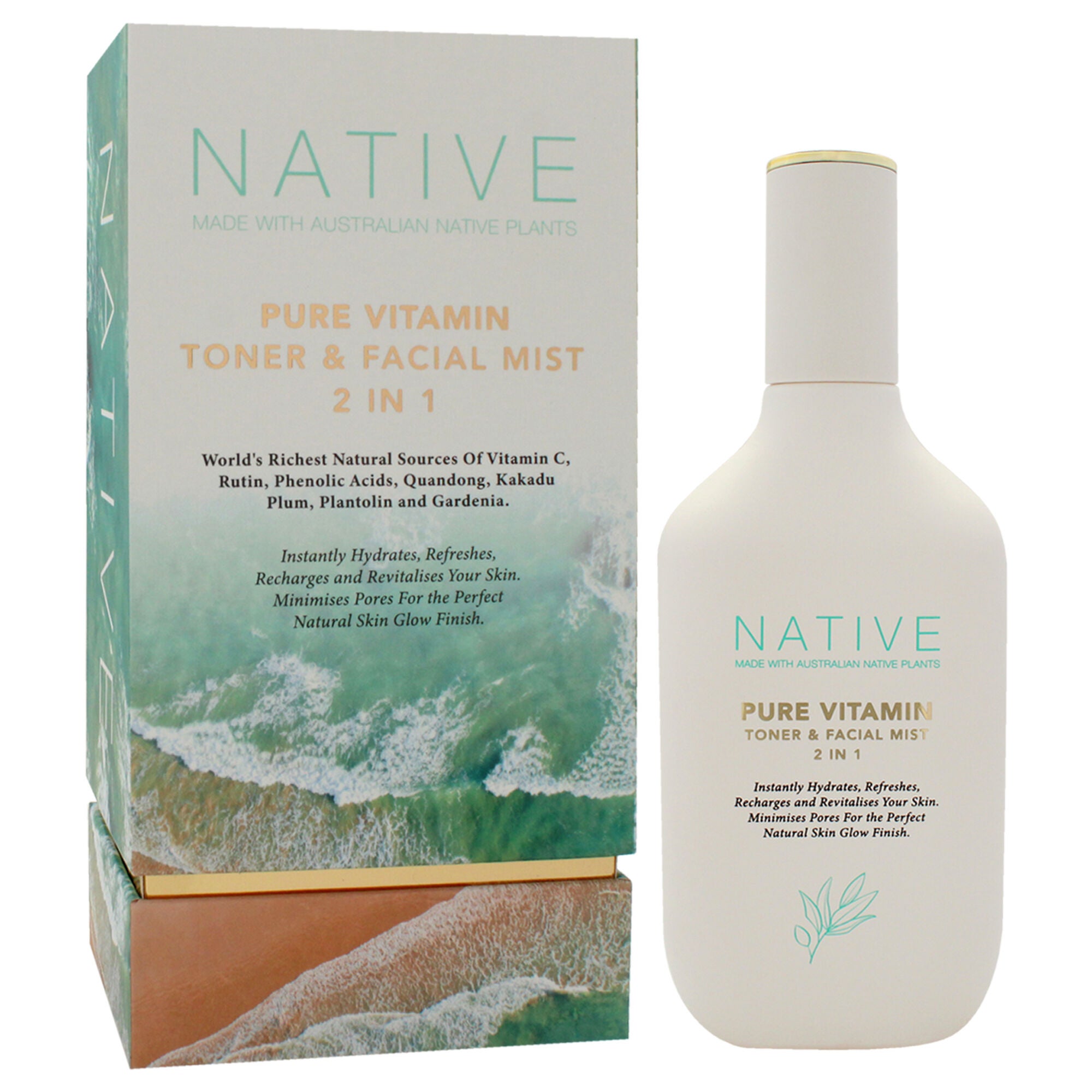 Native Pure Vitamin Toner and Facial Mist by Klara for Women - 3.4 oz Mist, See Description, alternate image number 2
