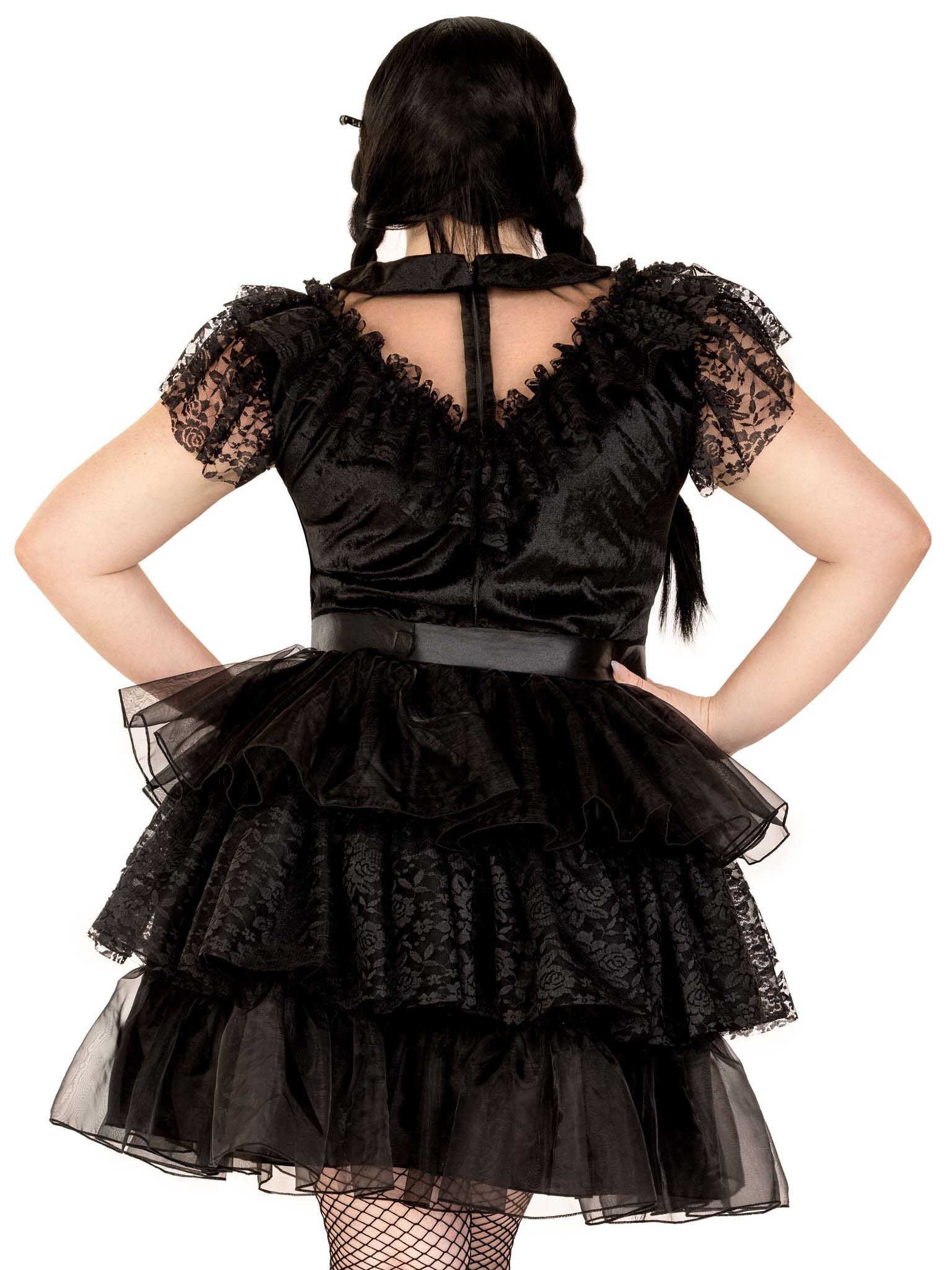 Gothic Rebel Costume Dress, Black, alternate image number 1
