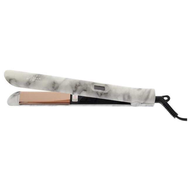 Digital Hair Straightener - Grey Marble by Aria Beauty for Women - 1 Inch Flat Iron, , alternate image number null