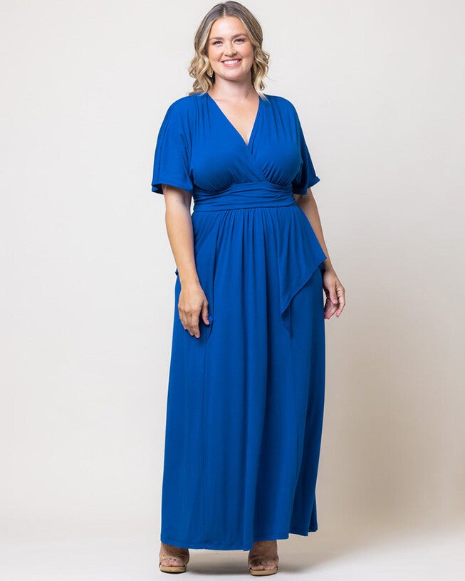 Indie Flair Maxi Dress, Cobalt Blue, hi-res image number null