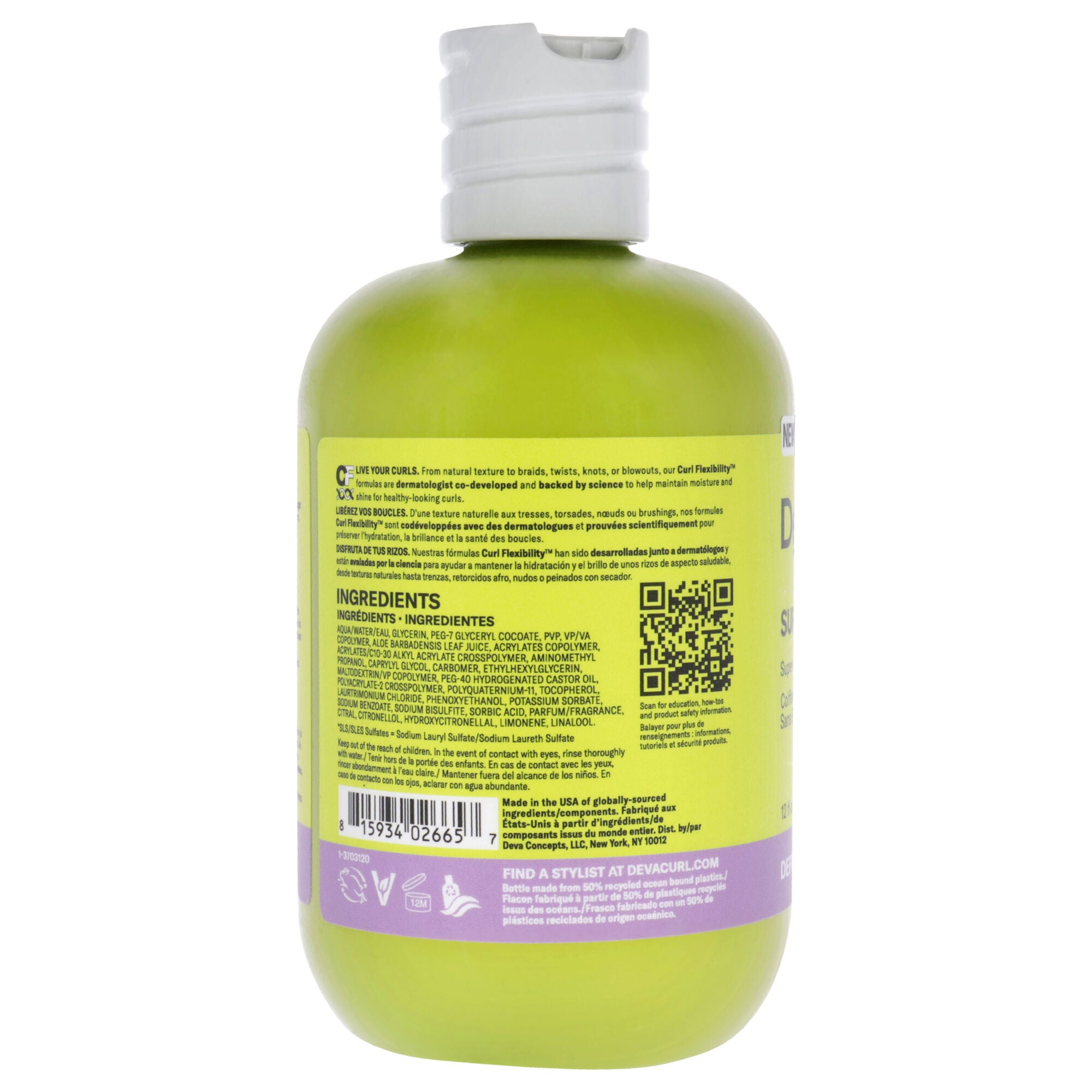 Supreme Defining Gel-NP by DevaCurl for Unisex - 12 oz Gel, , alternate image number 5