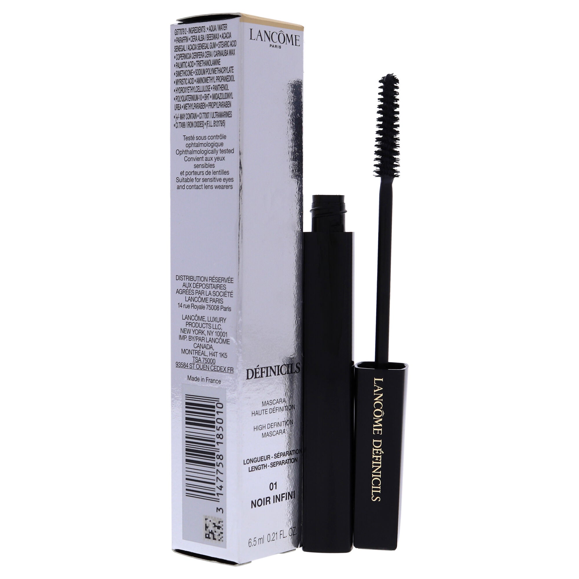 Definicils High Definition Mascara - 01 Noir Infini by Lancome for Unisex - 0.23 oz Mascara, , alternate image number 3