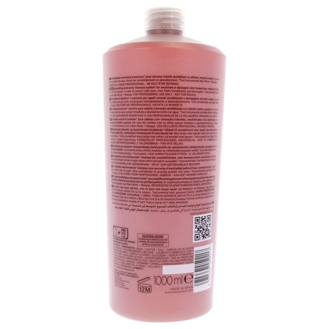 Chroma Absolu Bain Riche Respect Shampoo by Kerastase for Unisex - 34 oz Shampoo, See Description, alternate image number 2