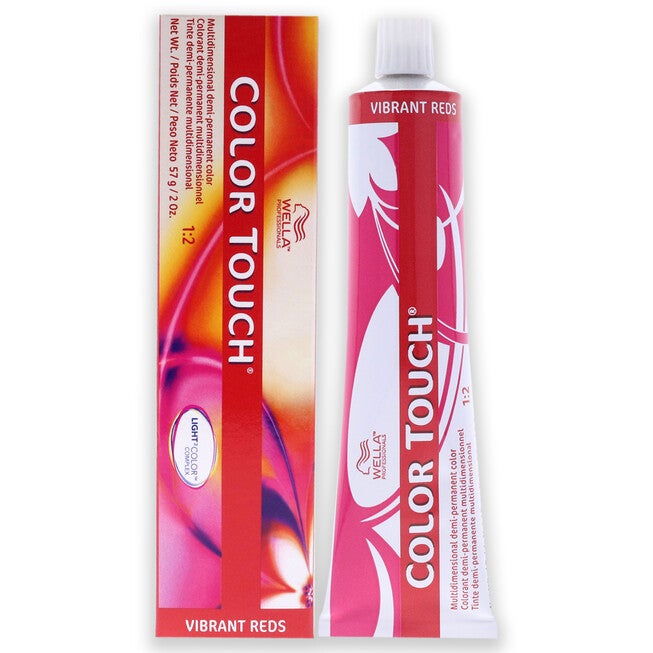 Color Touch Demi-Permanent Color - 4 6 Medium Brown-Violet by Wella for Unisex - 2 oz Hair Color, See Description, hi-res image number 0