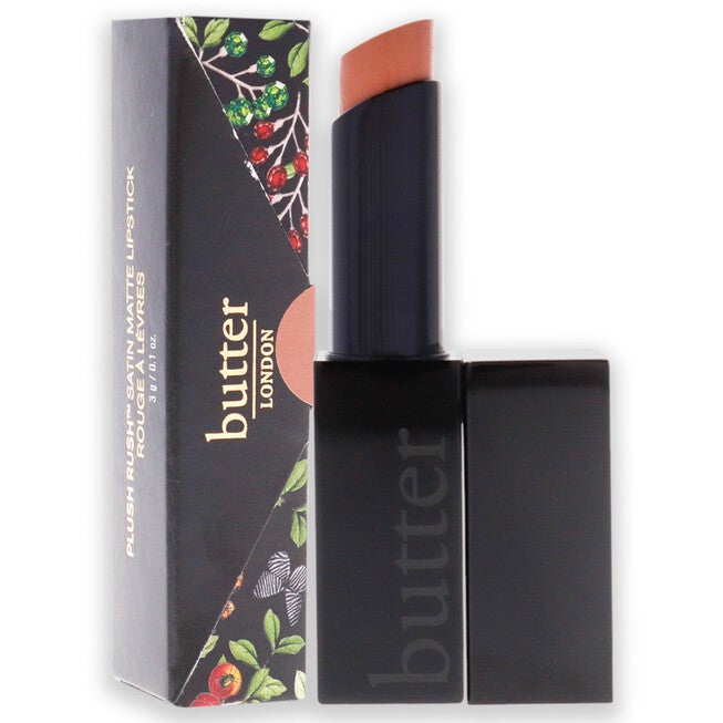 Plush Rush Satin Matte Lipstick - Clever by Butter London for Women - 0.1 oz Lipstick, See Description, alternate image number 2