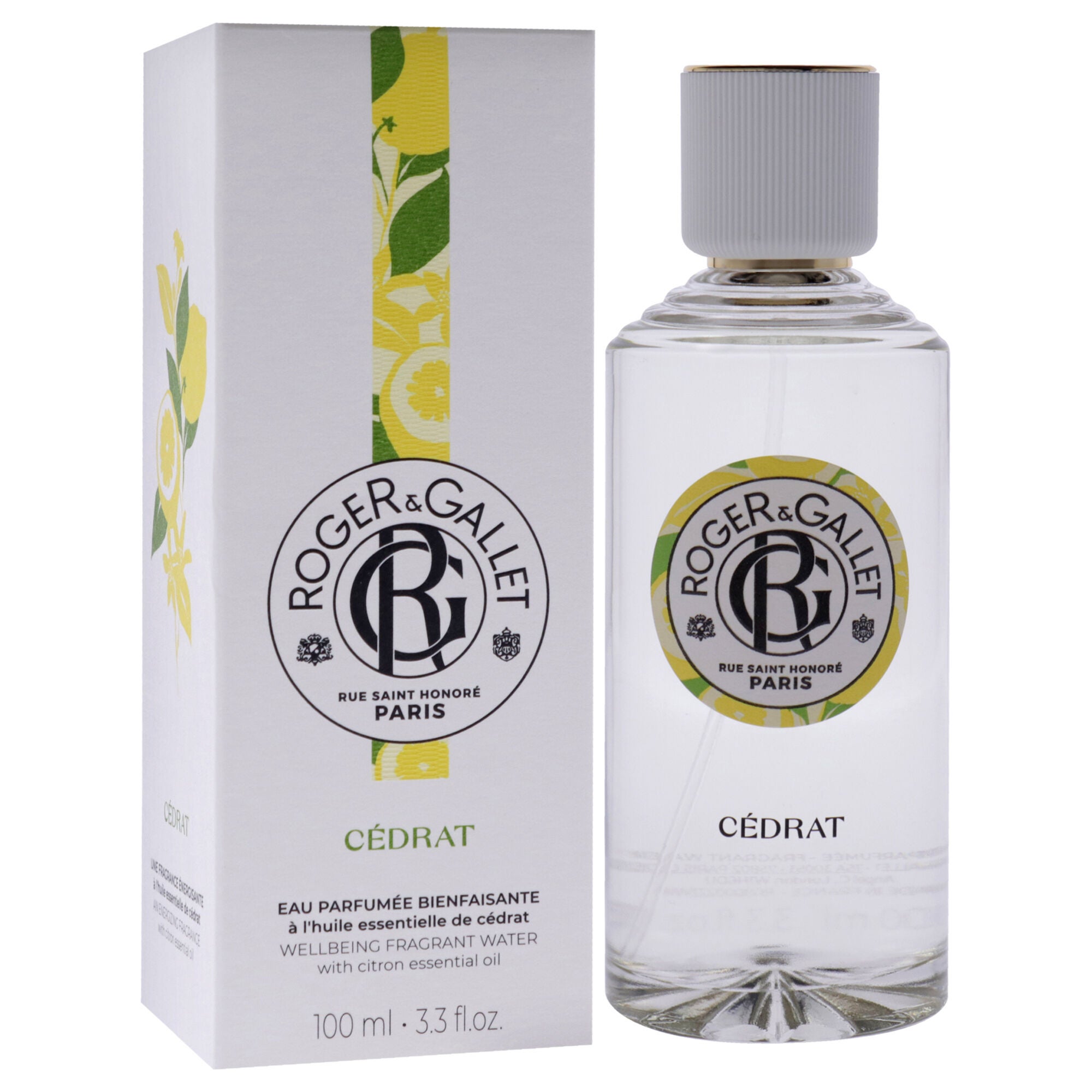 Wellbeing Fragrant Water - Citron by Roger & Gallet for Unisex - 3.3 oz Spray, See Description, alternate image number 1