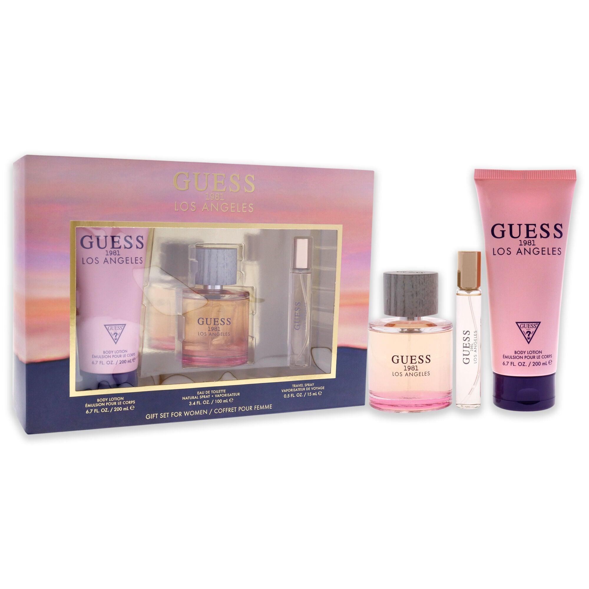 Guess 1981 Los Angeles by Guess for Women - 3 Pc Gift Set 3.4oz EDT Spray, 0.5oz EDT Spray, 6.7oz Body Lotion, , alternate image number 7