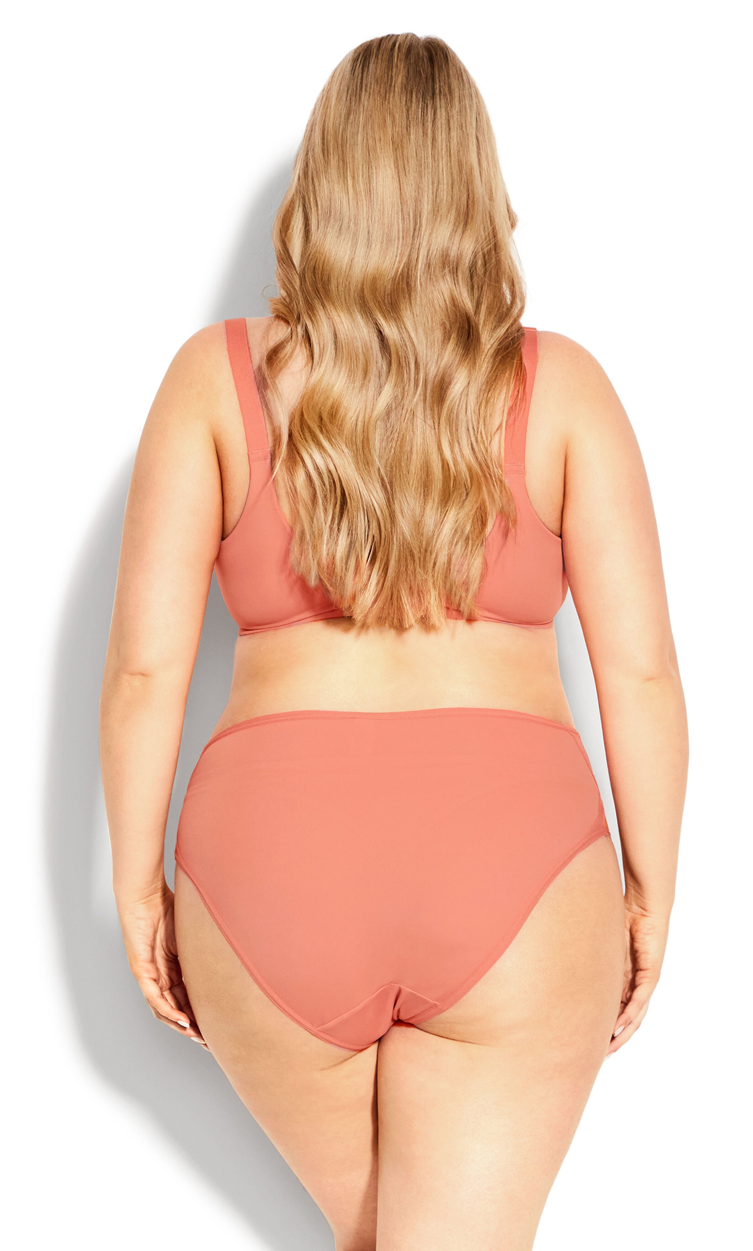 Fashion Microfiber Hi Cut Brief - rose, , alternate image number 1