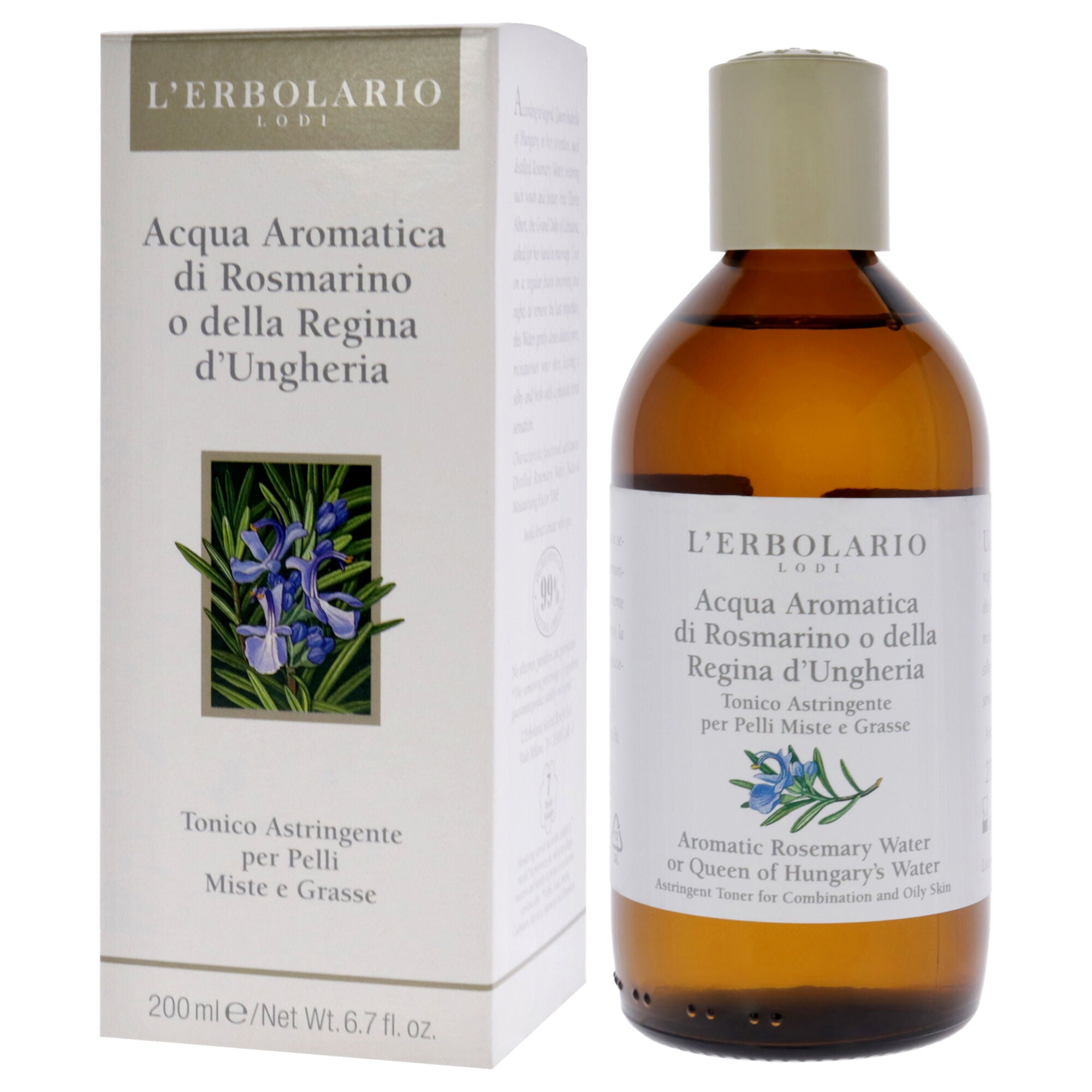 Aromatic Water - Rosemary by LErbolario for Women - 6.7 oz Toner, See Description, alternate image number 2