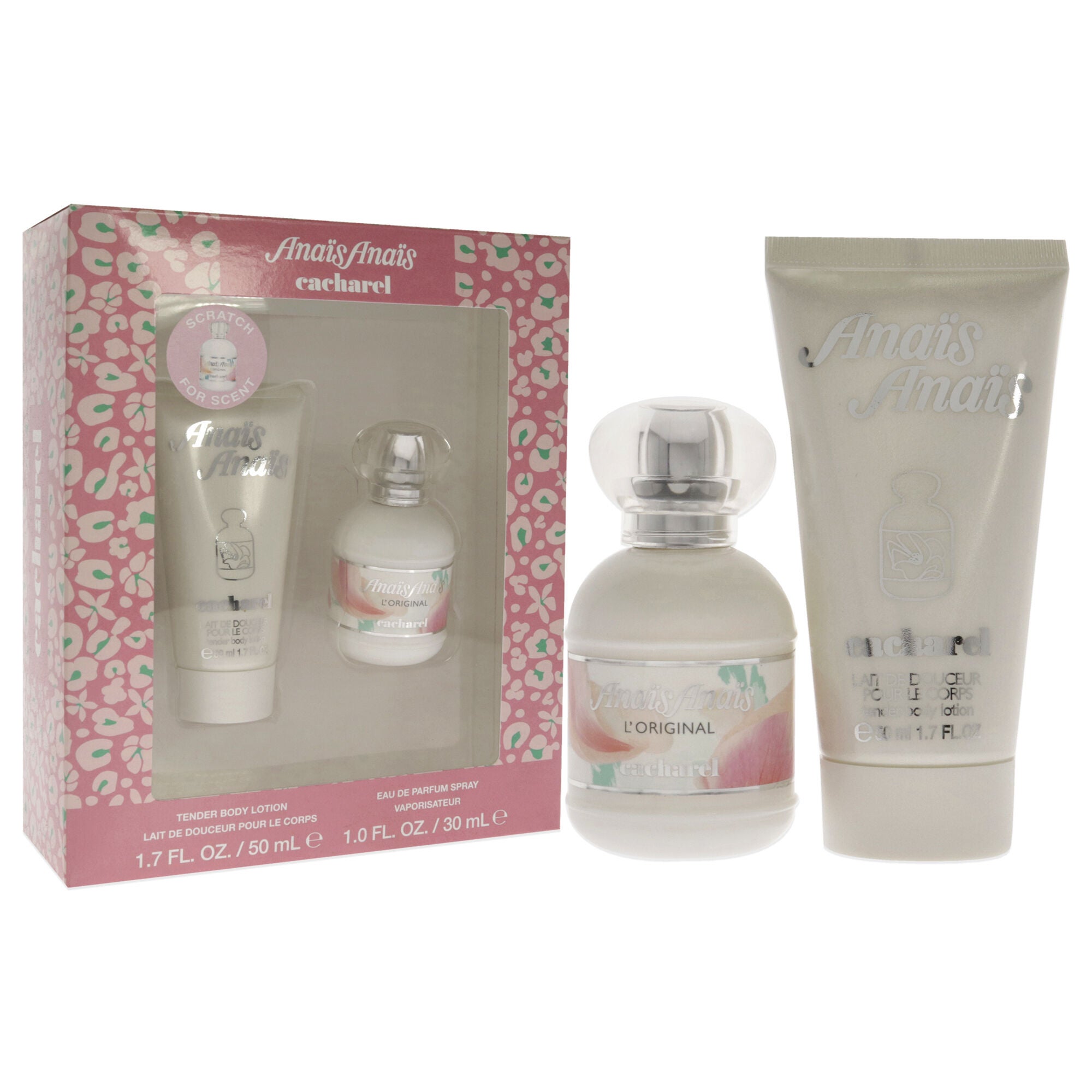 Anais Anais LOriginal by Cacharel for Women - 2 Pc Gift Set 1oz EDP Spray, 1.7oz Tender Body Lotion, , alternate image number 5
