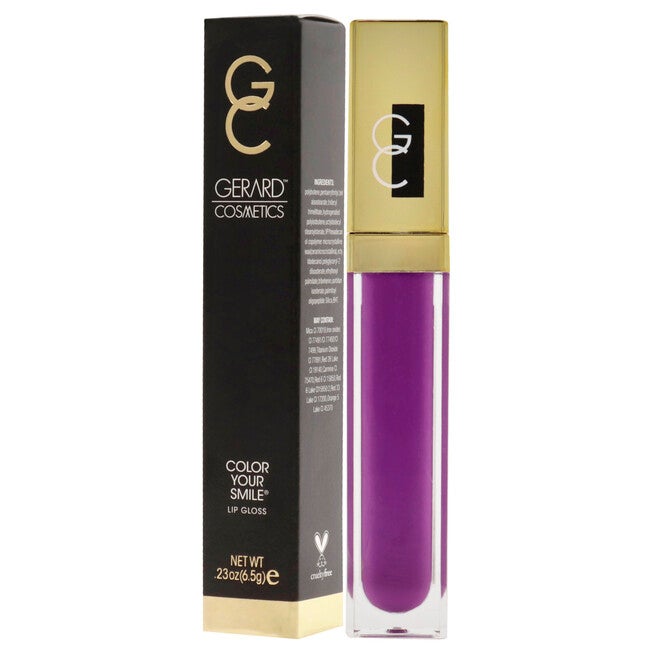 Color your Smile Lighted Lip Gloss - Wild Orchid by Gerard Cosmetic for Women - 0.23 oz Lip Gloss, , alternate image number 7