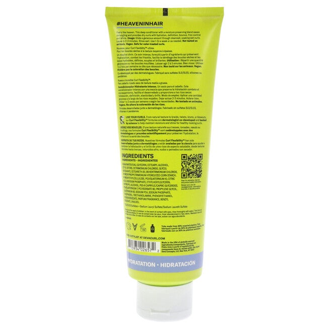 Heaven in Hair Moisturizing Deep Conditioner by DevaCurl for Unisex - 8 oz Conditioner, , alternate image number null