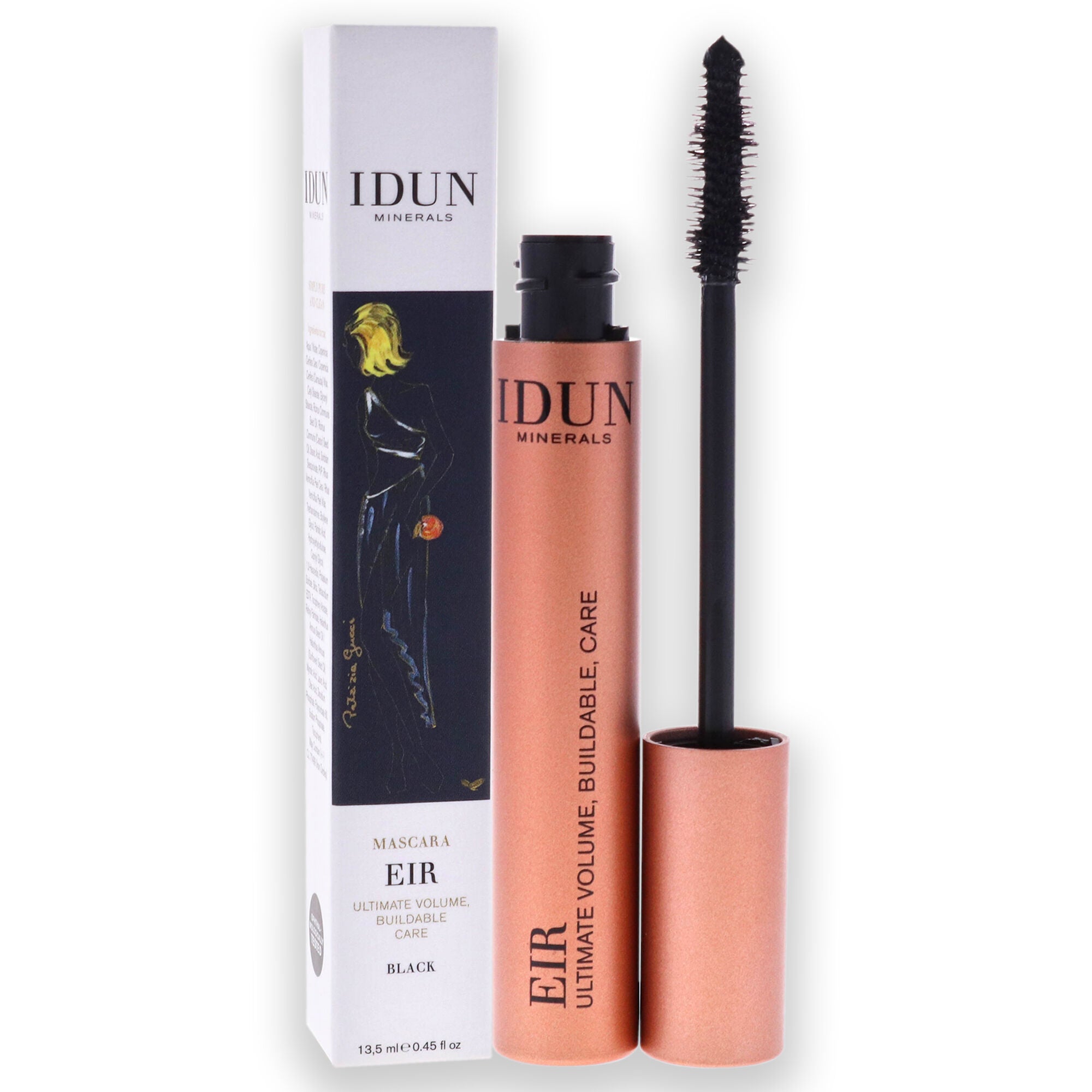 Eir Mascara - 013 Black by Idun Minerals for Women - 0.45 oz Mascara, , alternate image number 6