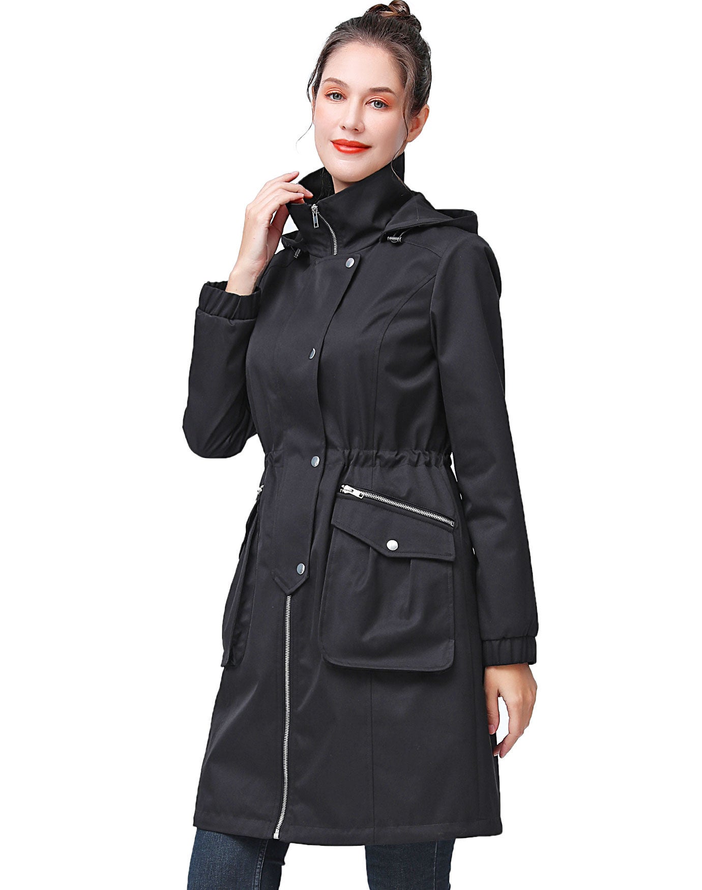 Ariah Waterproof Hooded Anorak Coat, , alternate image number 4