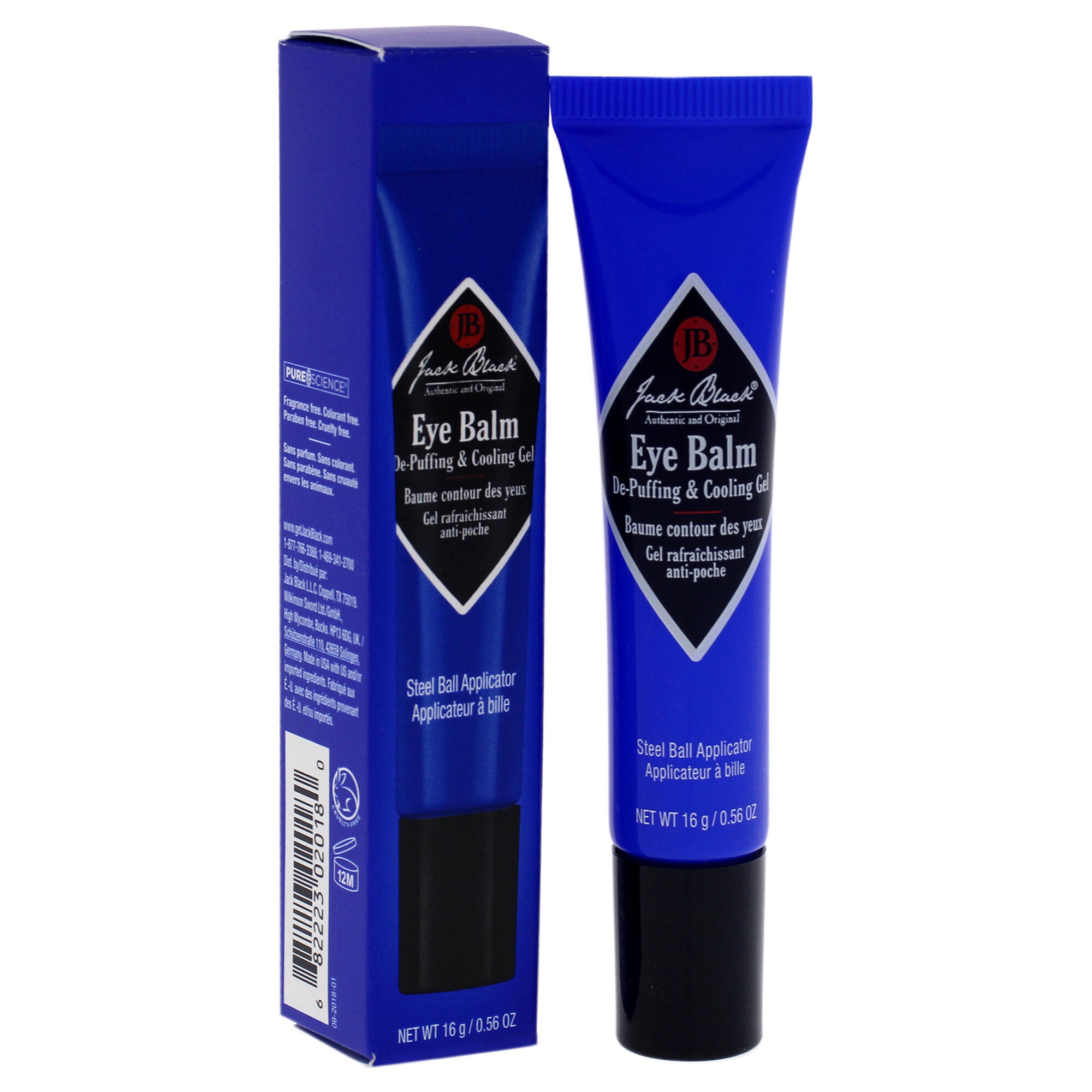 Eye Balm De-Puffing and Cooling Gel by Jack Black for Unisex - 0.56 oz Gel, , alternate image number 6