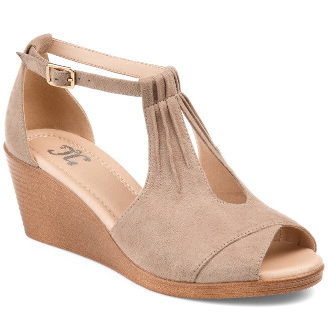 Women's Tru Comfort Foam Kedzie Wedge, Taupe, hi-res image number 0