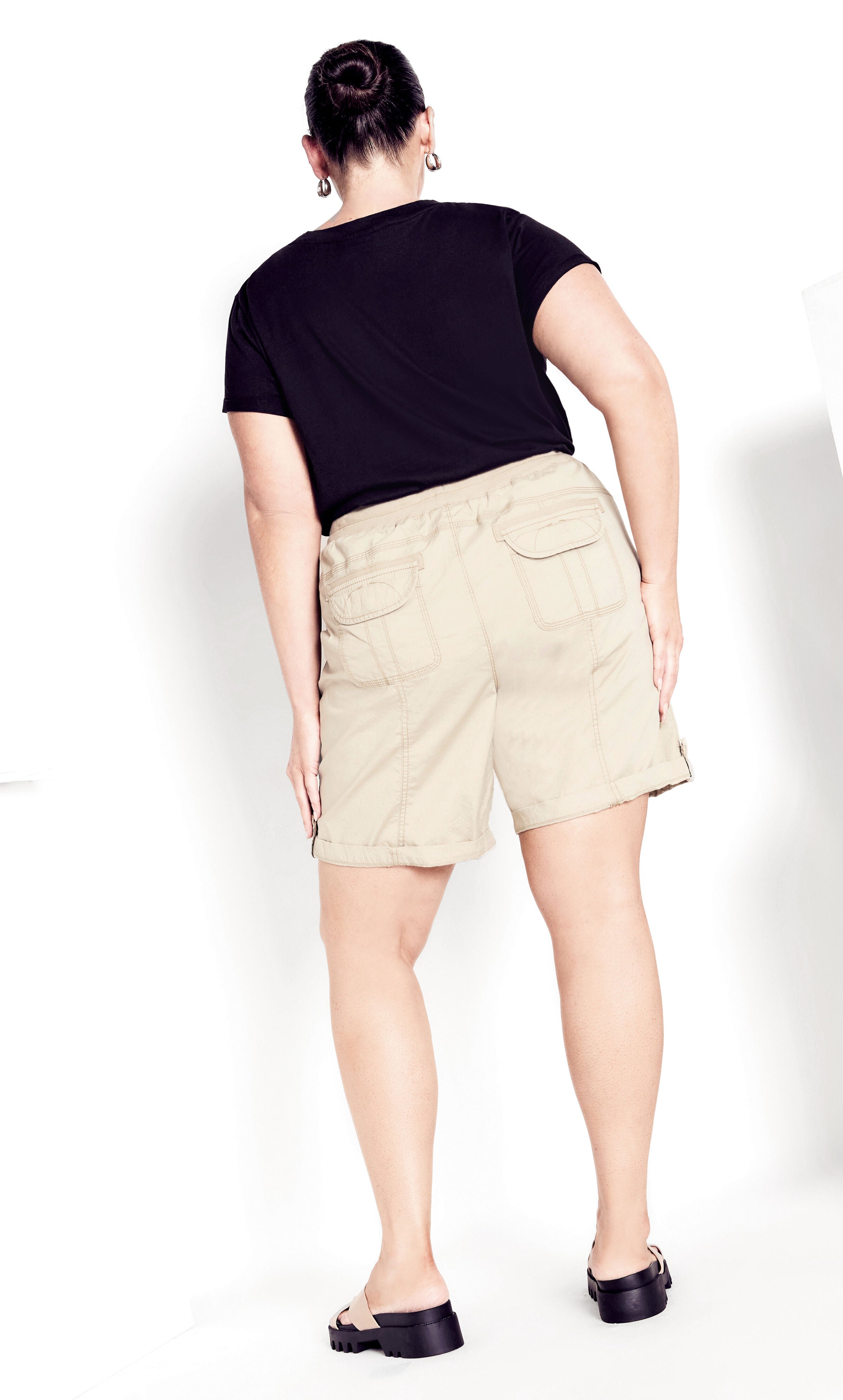Cotton Casual Short - sand, , alternate image number 2