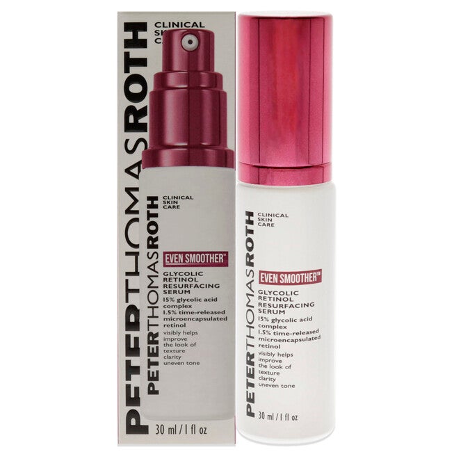 Even Smoother Glycolic Retinol Resurfacing Serum by Peter Thomas Roth for Women - 1 oz Serum, NA, hi-res image number null