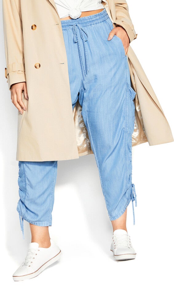 Camille Pant - chambray, , alternate image number 3
