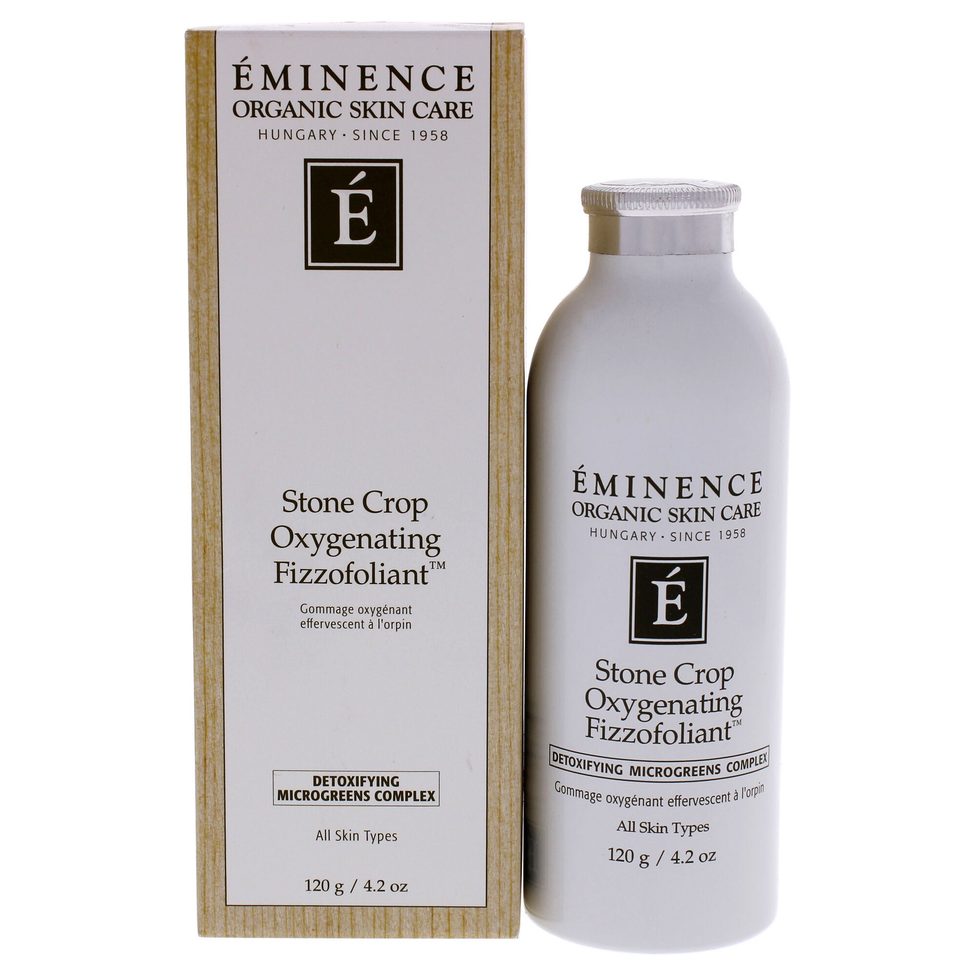 Stone Crop Oxygenating Fizzofoliant by Eminence for Unisex - 4.2 oz Exfoliator, See Description, hi-res image number 0