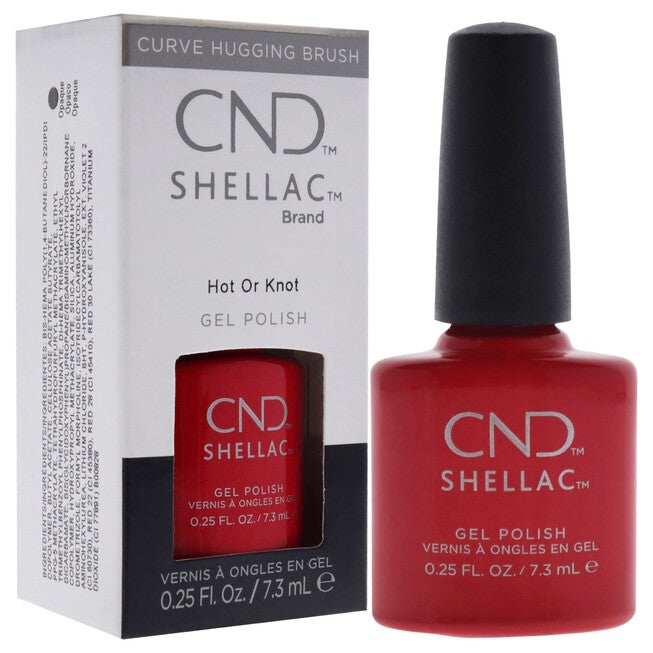 Shellac Nail Color - Hot Or Knot by CND for Women - 0.25 oz Nail Polish, See Description, alternate image number 2
