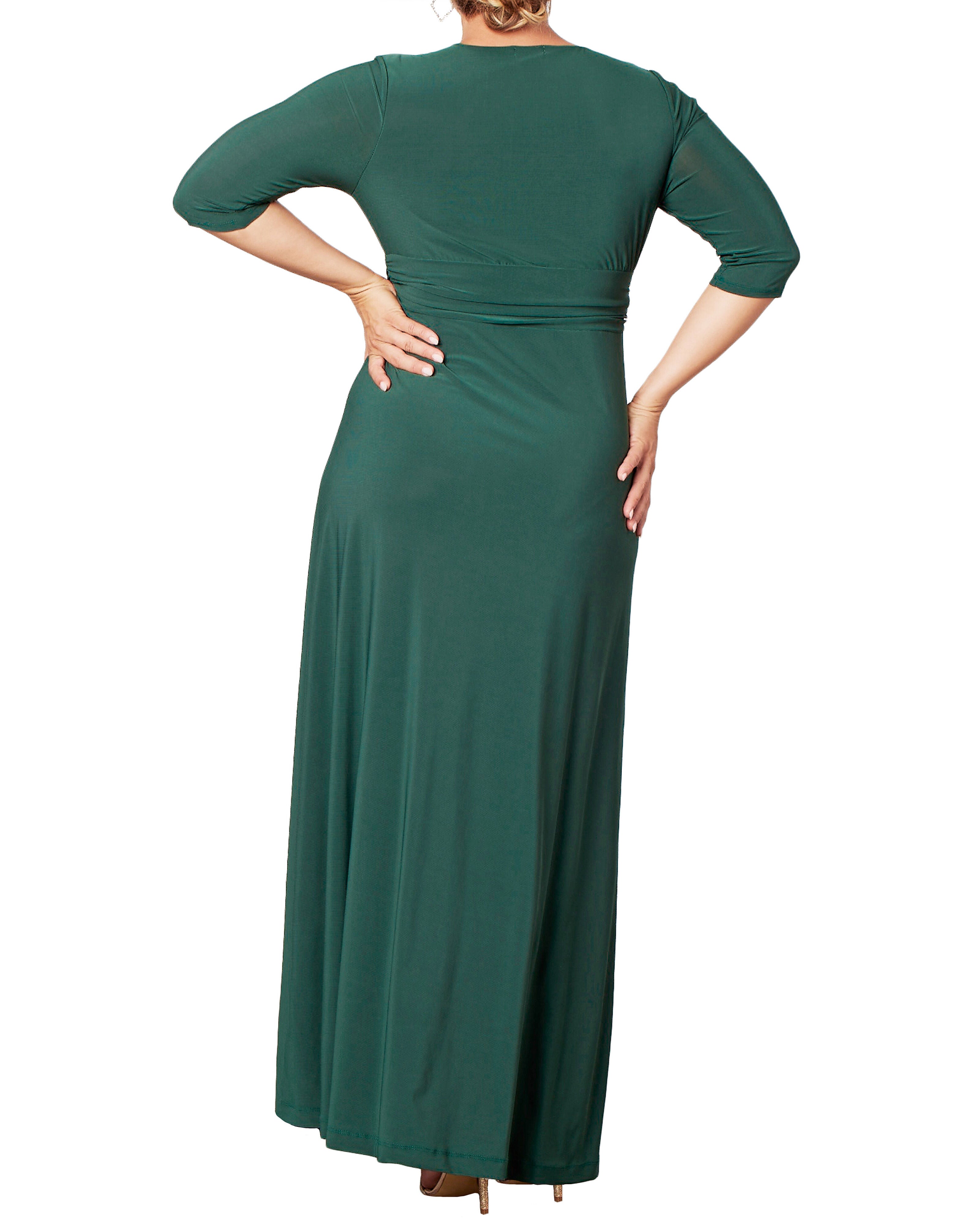 Evening Romance Gown, HUNTER GREEN / Hunter Green, alternate image number 1