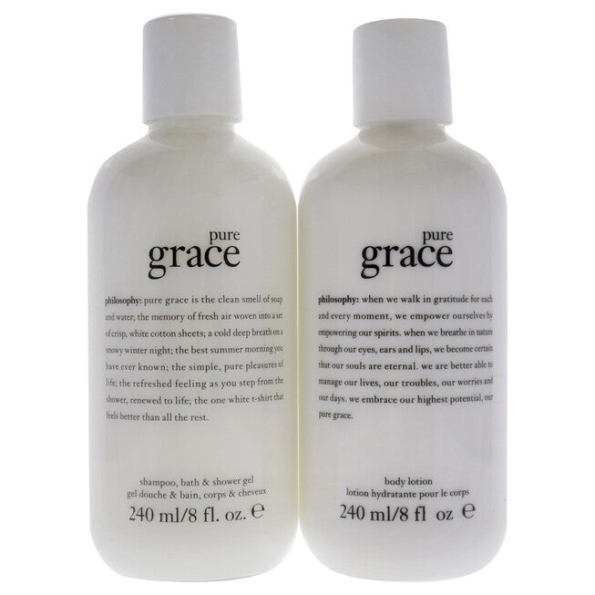 Thinking of You Kit by Philosophy for Women - 2 Pc 8oz Pure Grace Shampo Bath and Shower Gel, 8oz Pure Grace Body Lotion, , alternate image number 5