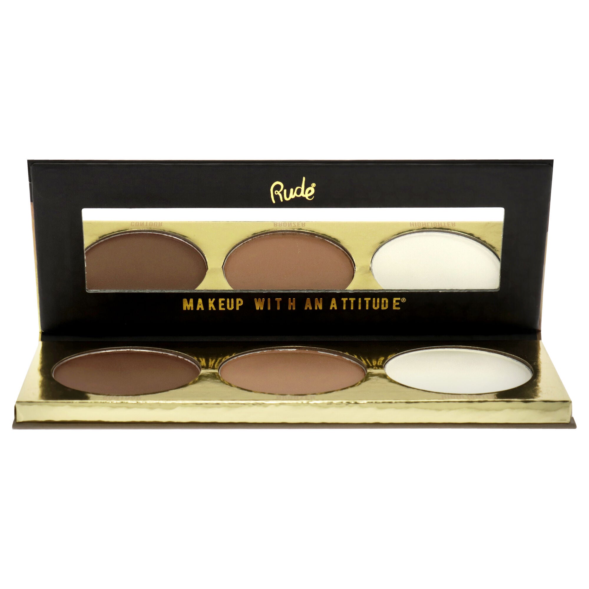 Sculpting Contour Trio by Rude Cosmetics for Women - 0.54 oz Makeup, See Description, alternate image number 3