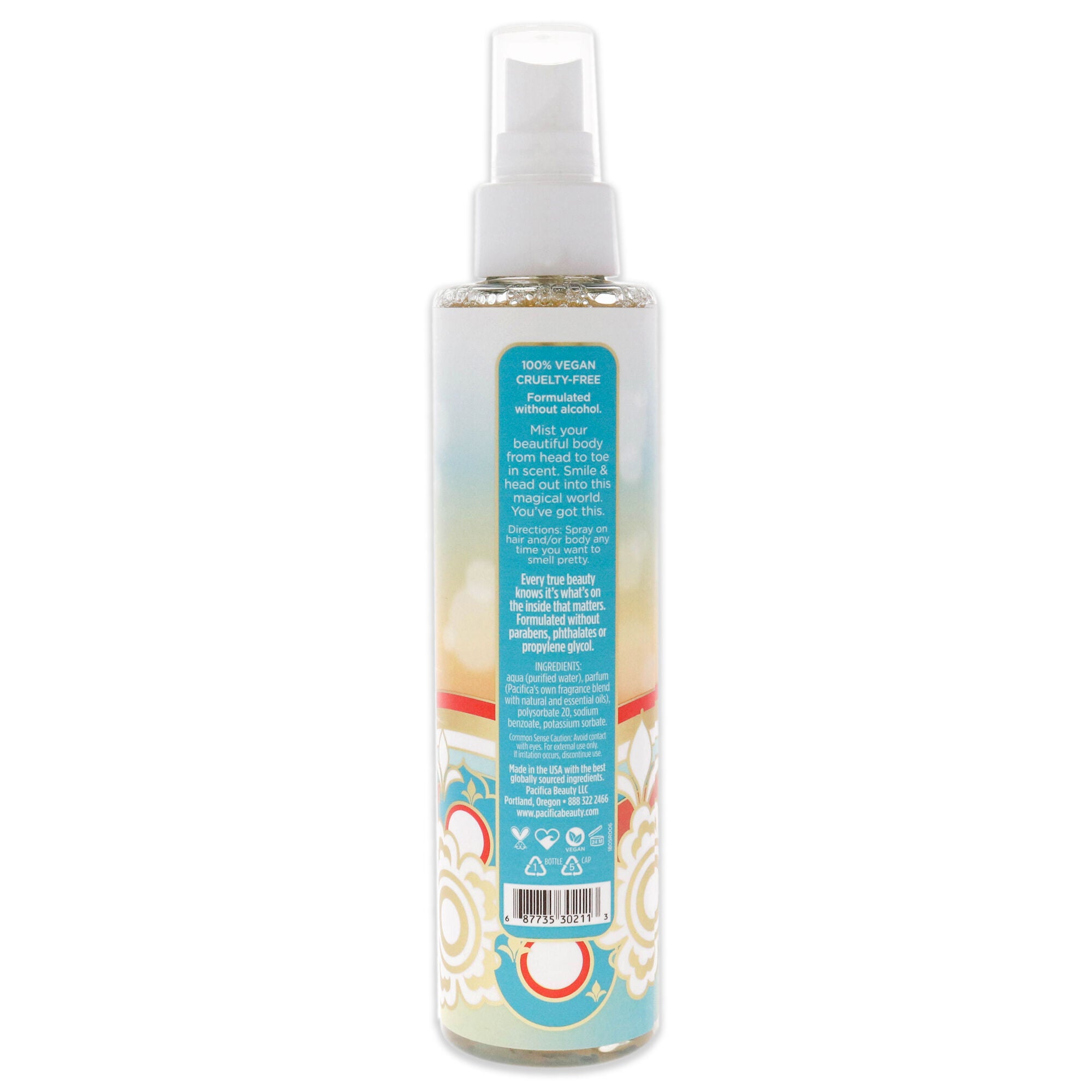 Perfumed Hair and Body Mist - Indian Coconut Nectar by Pacifica for Women - 6 oz Body Mist, See Description, alternate image number 2