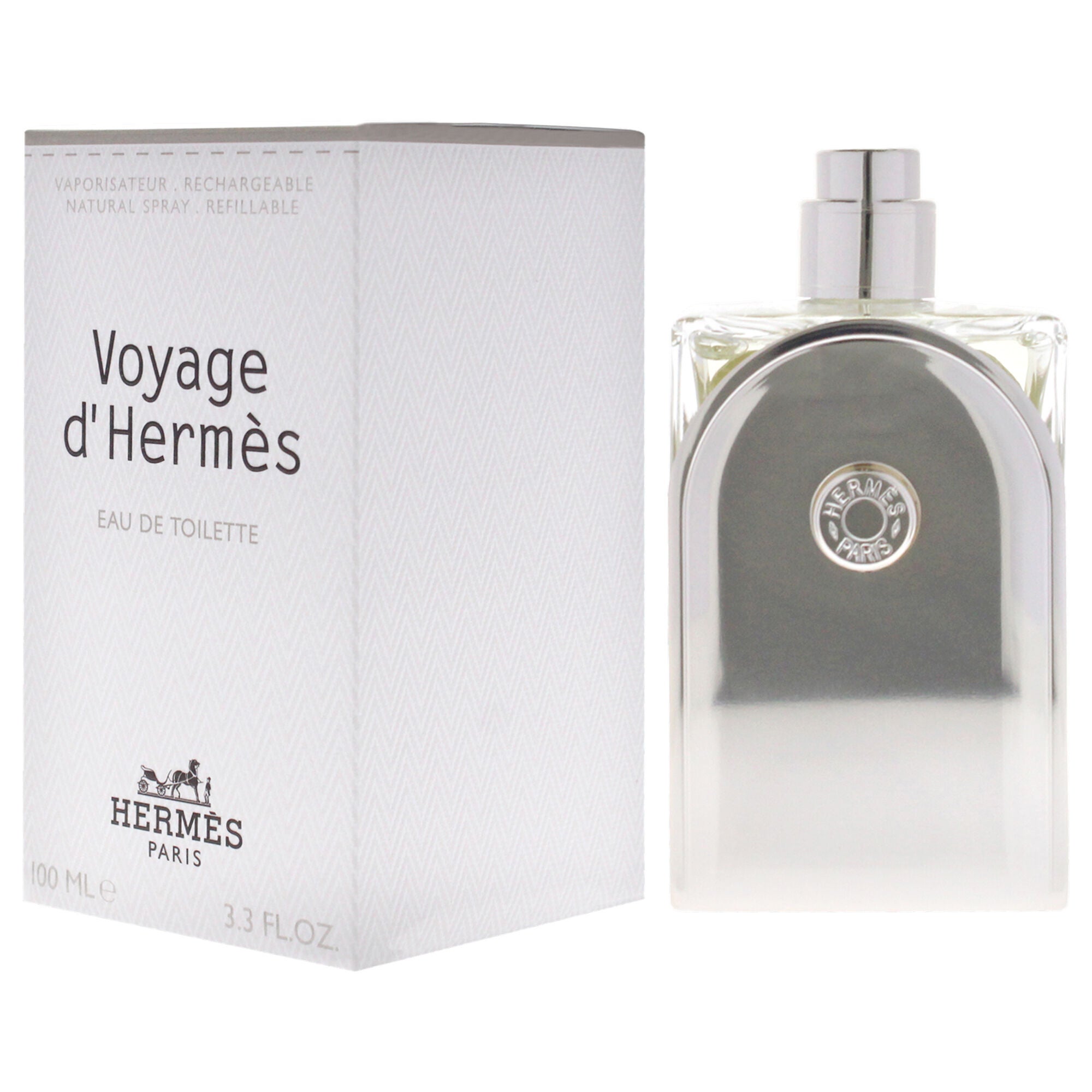Voyage DHermes by Hermes for Unisex - 3.3 oz EDT Spray (Refillable), See Description, alternate image number 3