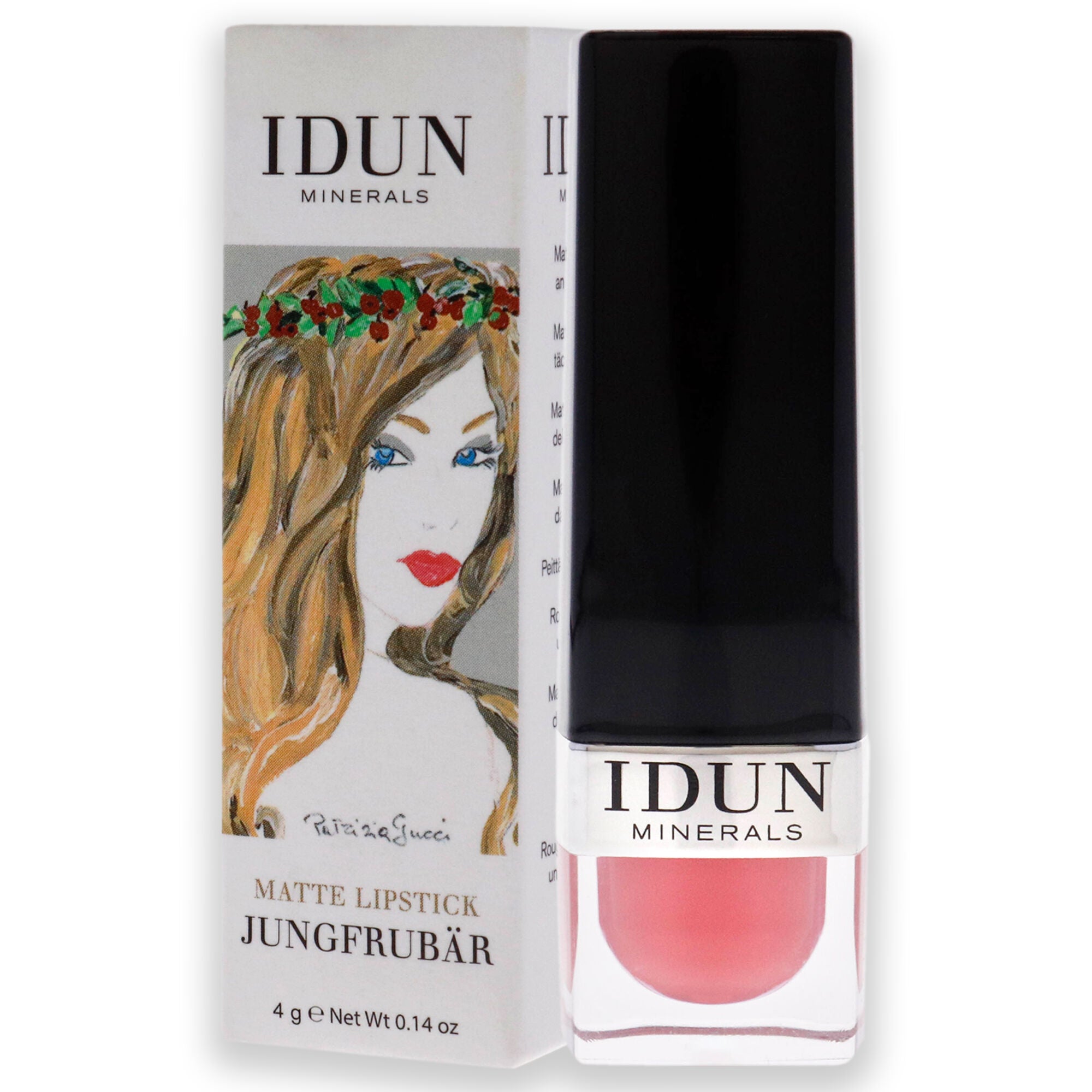 Matte Lipstick - 103 Jungfrubar by Idun Minerals for Women - 0.14 oz Lipstick, See Description, alternate image number 3