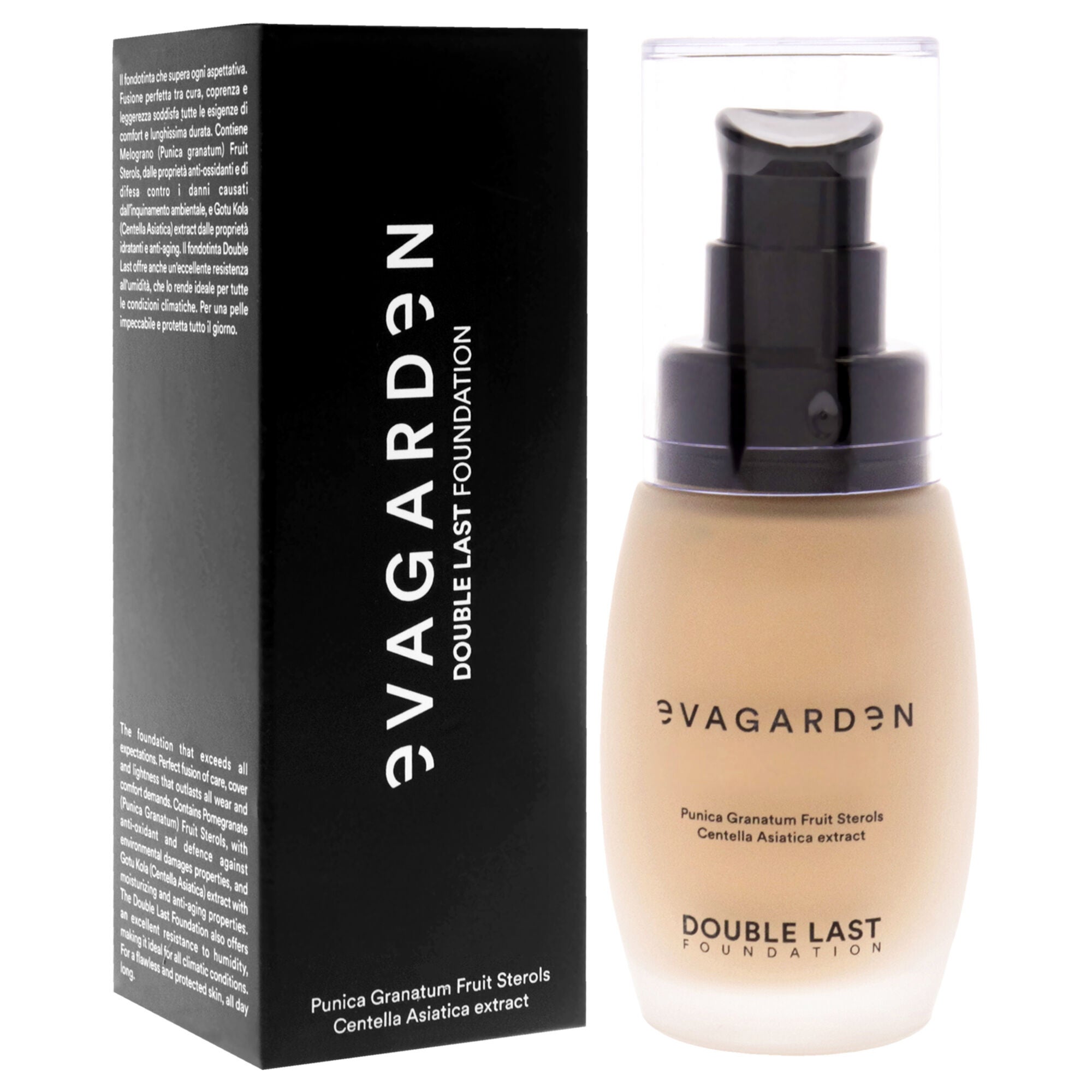 Double Last Foundation - 164 Almond by Evagarden for Women - 1.01 oz Foundation, See Description, alternate image number 1