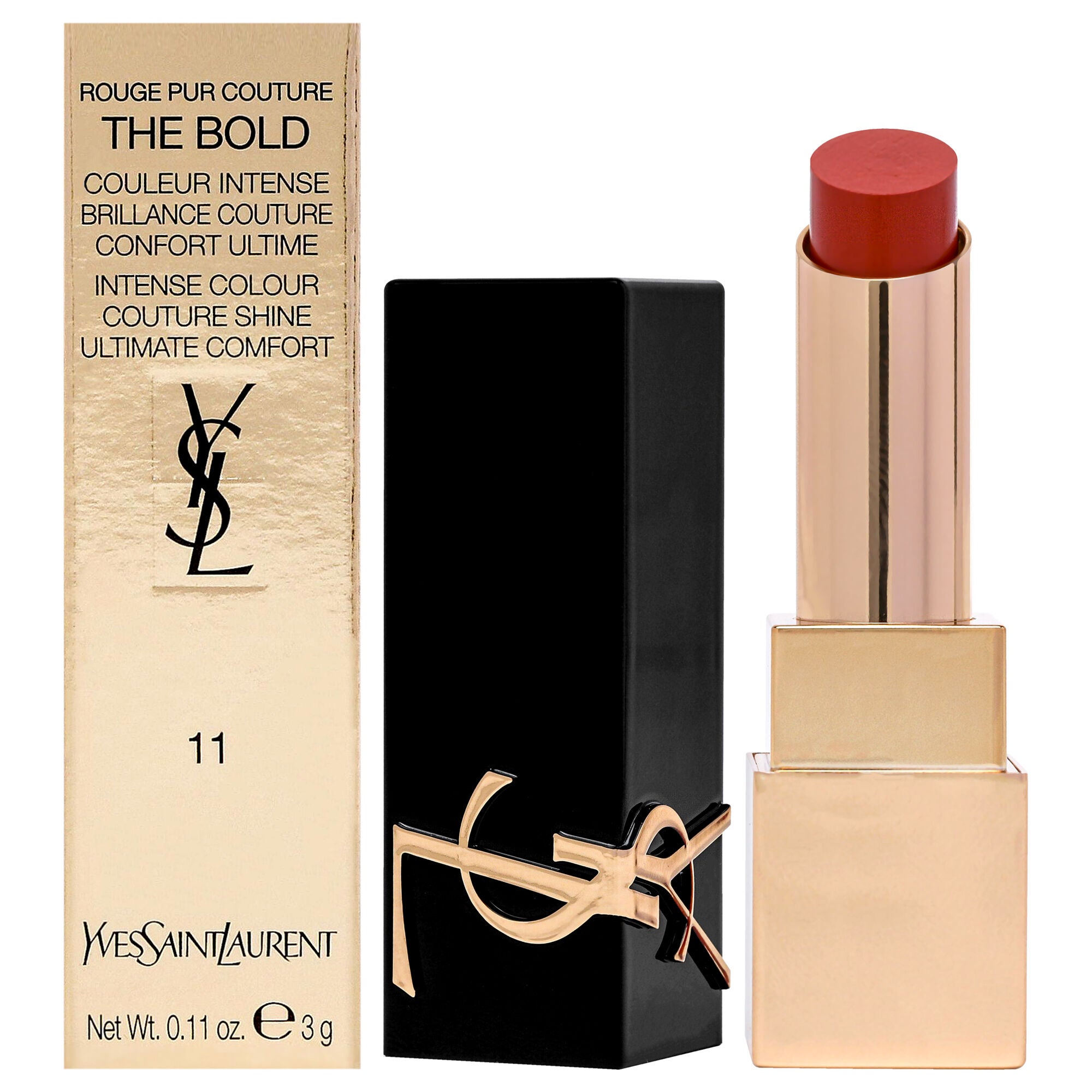 Rouge Pur Couture The Bold Lipstick - 11 Nude Undisclosed by Yves Saint Laurent for Women - 0.11 oz Lipstick, Brown, hi-res image number 0