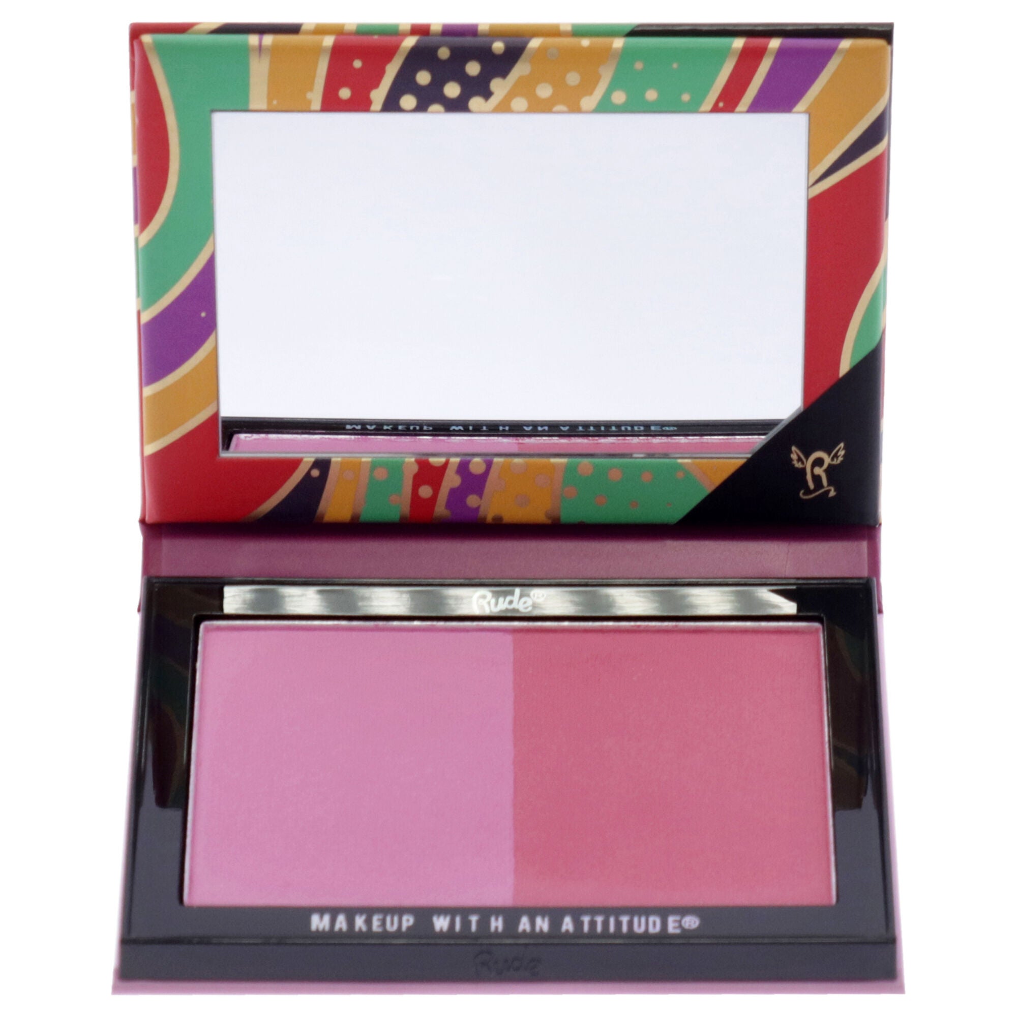 My Other Half Duo Shade Face Palette - Schizo by Rude Cosmetics for Women - 0.4 oz Makeup, See Description, alternate image number 4