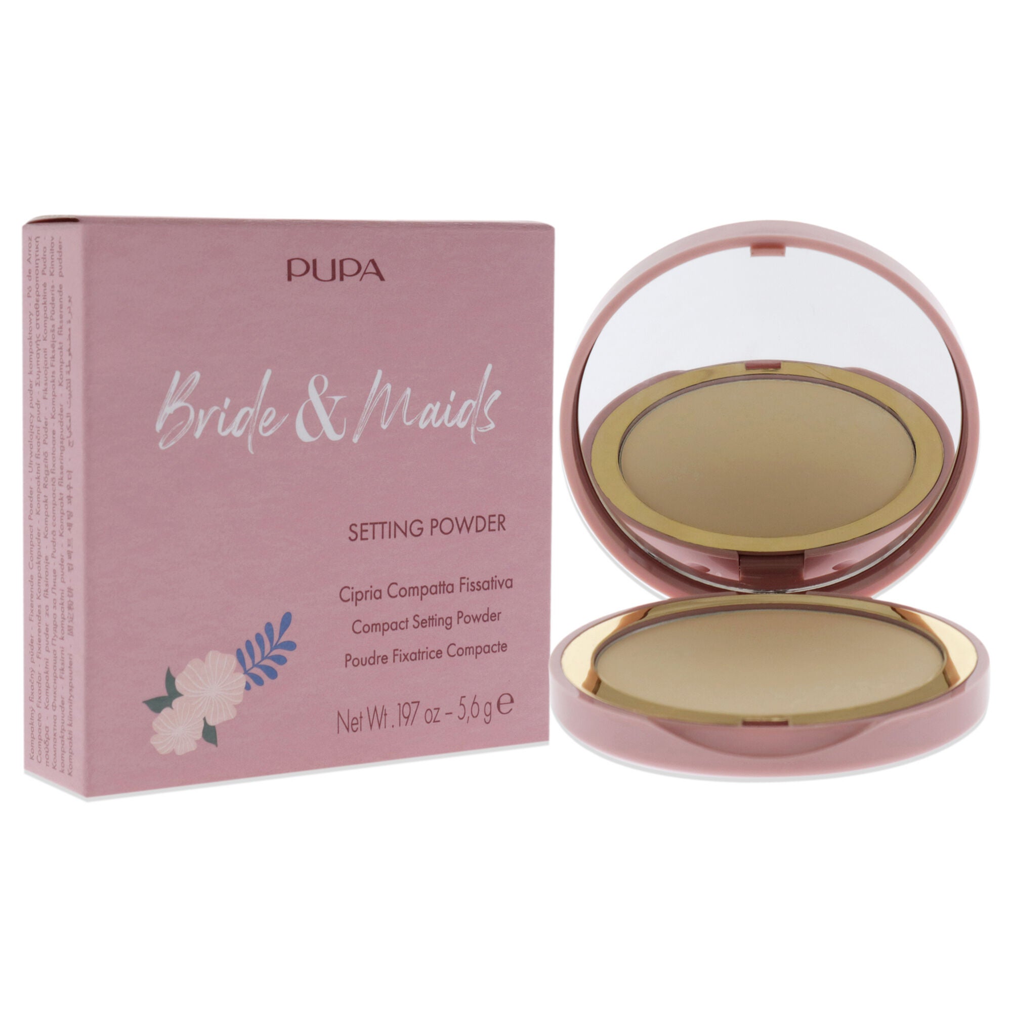 Bride and Maids Setting Powder - 001 Bride Veil by Pupa Milano for Women - 0.197 oz Powder, See Description, alternate image number 1