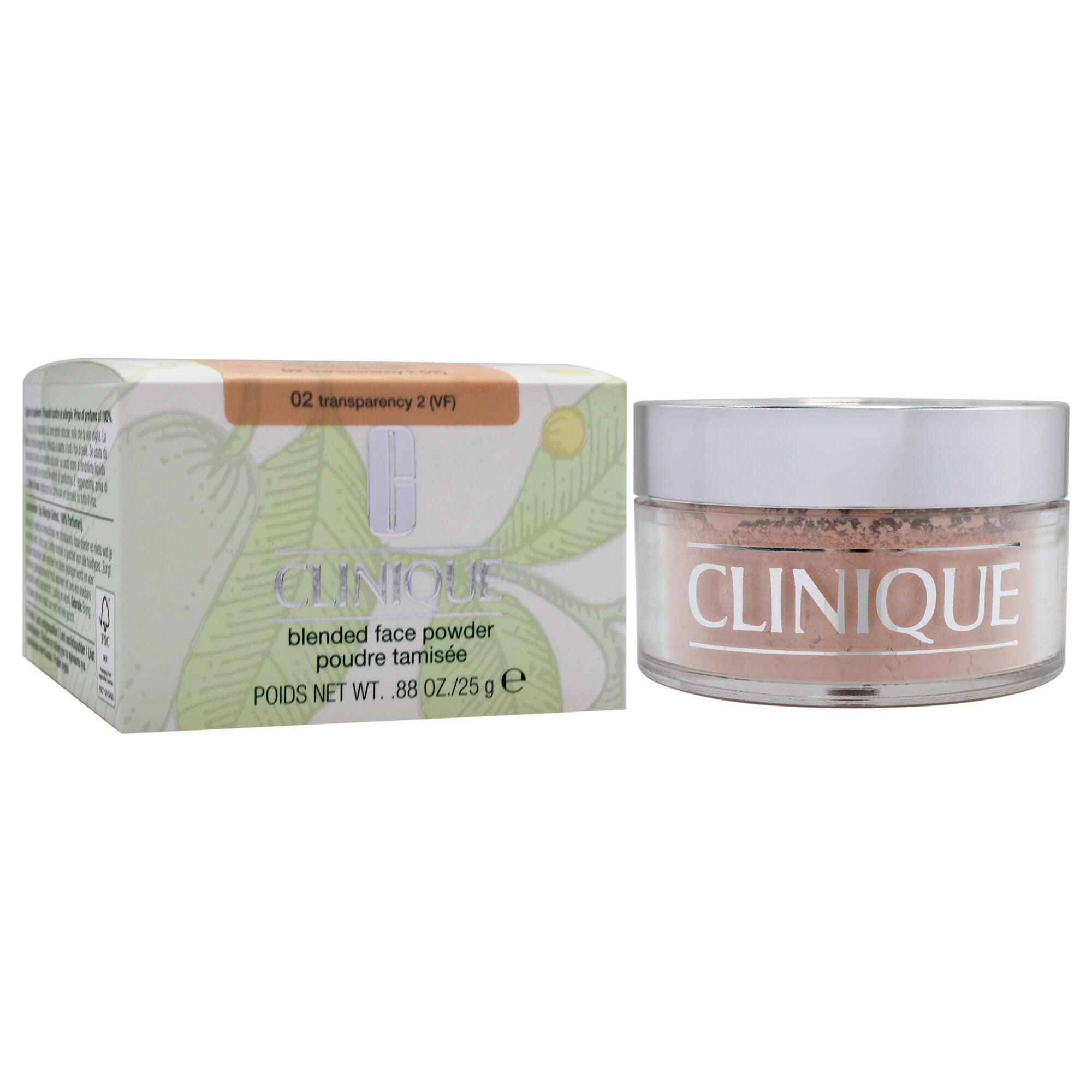 Blended Face Powder- 02 Transparency by Clinique for Women - 0.88 oz Powder, See Description, alternate image number 2