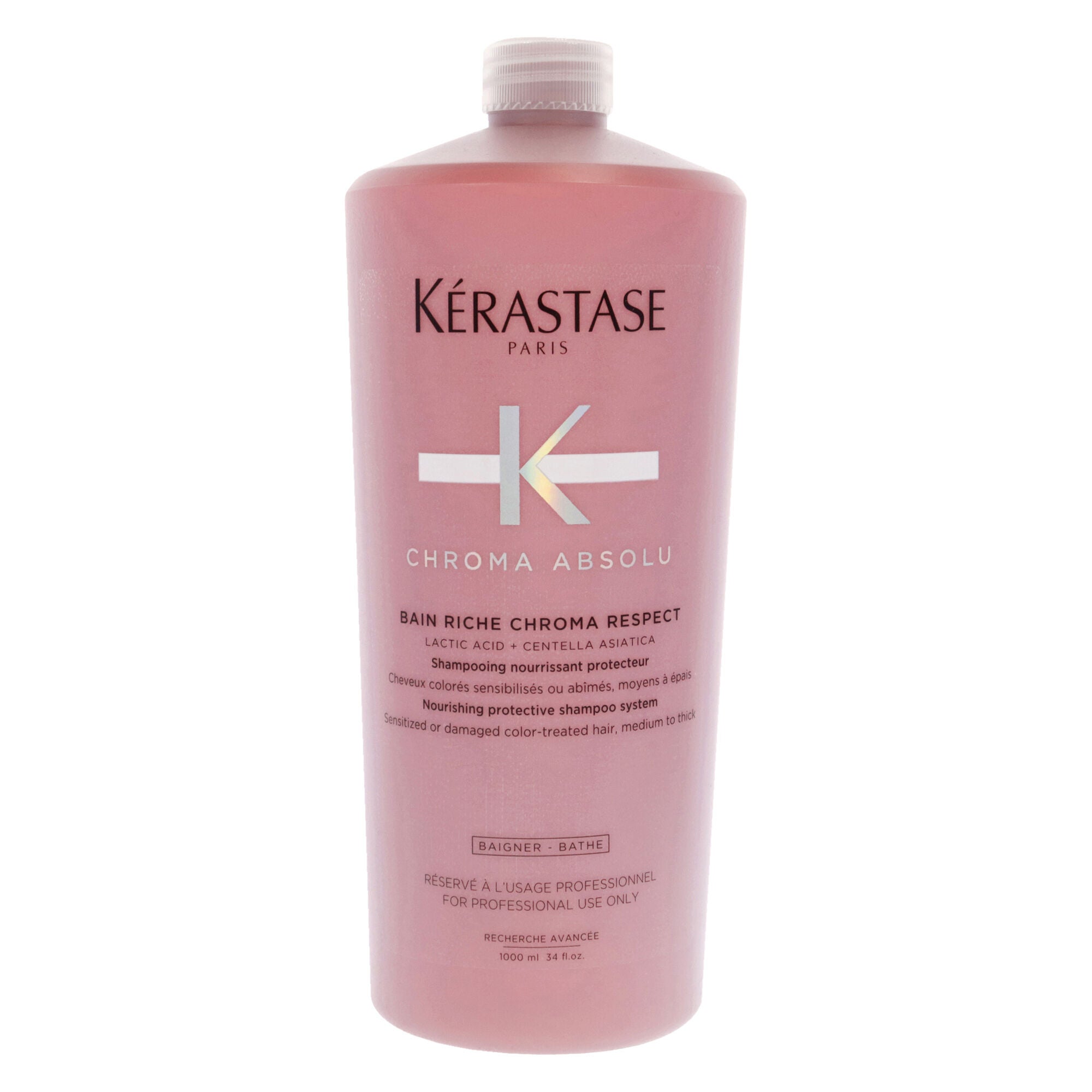 Chroma Absolu Bain Riche Respect Shampoo by Kerastase for Unisex - 34 oz Shampoo, , alternate image number 3