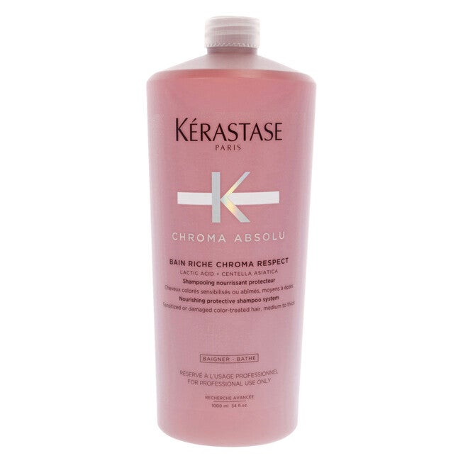 Chroma Absolu Bain Riche Respect Shampoo by Kerastase for Unisex - 34 oz Shampoo, , alternate image number 3