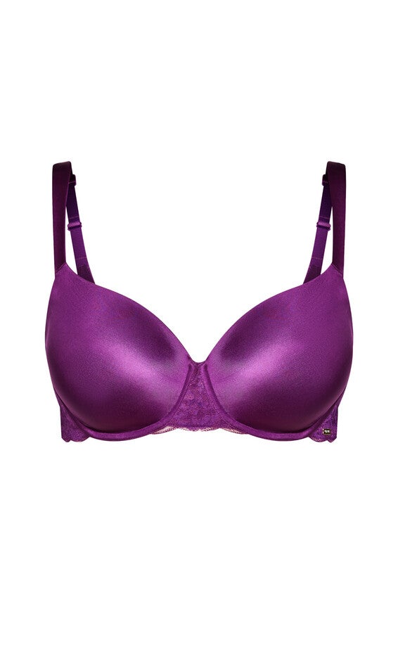 Sexy Glam T-Shirt Bra - purple, Purple, hi-res image number 0