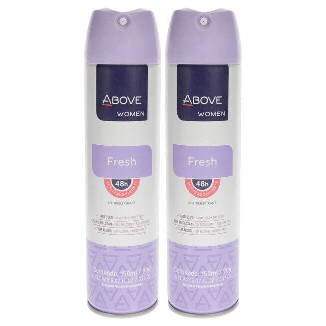 48 Hours Antiperspirant Deodorant - Fresh by Above for Women - 3.17 oz Deodorant Spray - Pack of 2, See Description, hi-res image number 0