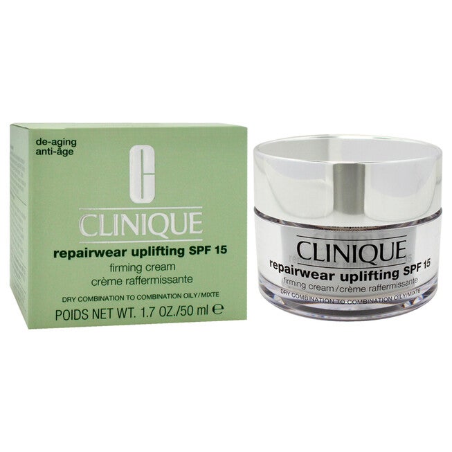 Repairwear Uplifting SPF 15 Firming Cream - Dry Combination To Oily Skin by Clinique for Unisex - 1.7 oz Cream, See Description, alternate image number 2