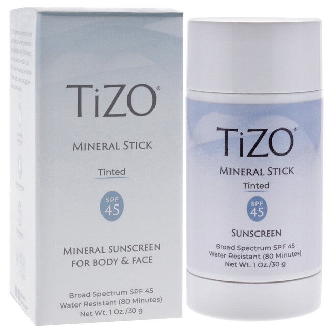Mineral Stick Tinted SPF 45 by Tizo for Women - 1 oz Sunscreen, See Description, alternate image number 1