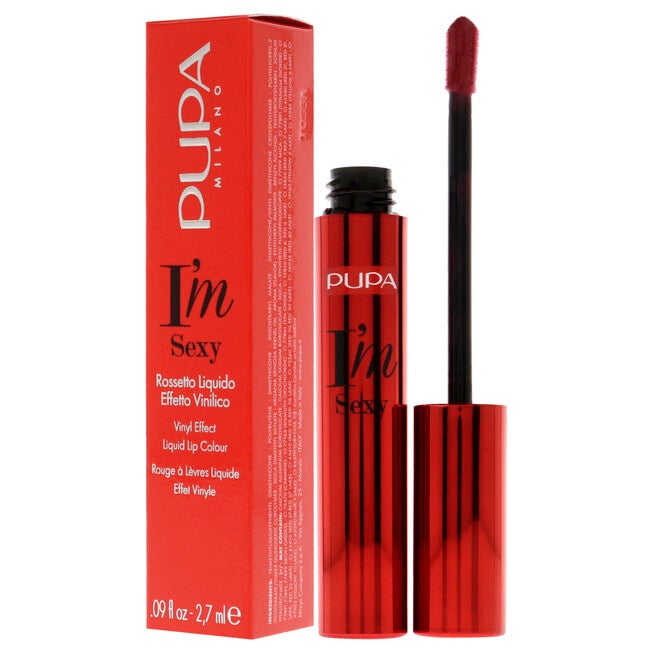 I AM Sexy Vinyl Effect Liquid Lip Colour Lipstick - 006 Strawberry Red by Pupa Milano for Women - 0.09 oz Lipstick, See Description, alternate image number 3