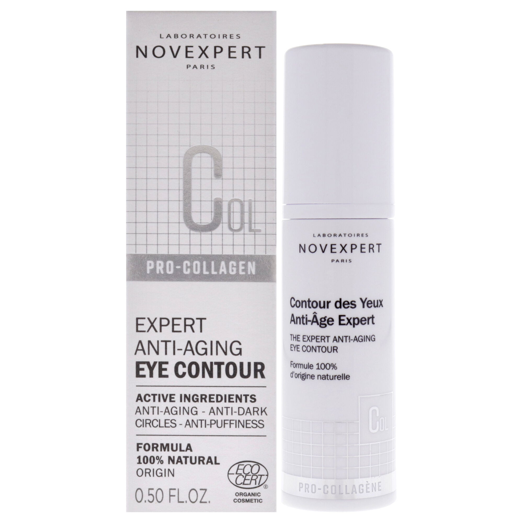 Anti-Aging Expert Eye Contour by Novexpert for Unisex - 0.5 oz Treatment, See Description, hi-res image number 0