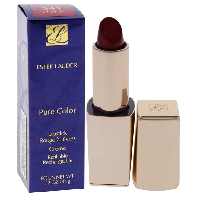 Pure Color Creme Lipstick - 541 La Noir by Estee Lauder for Women - 0.12 oz Lipstick (Refillable), NA, alternate image number null