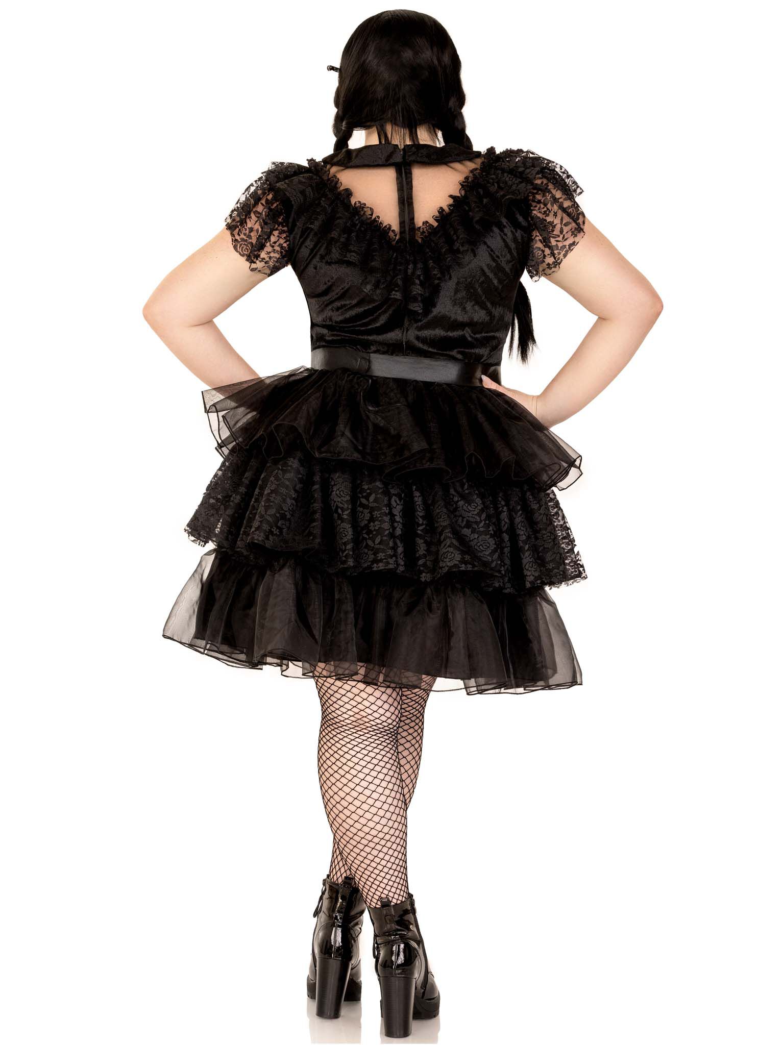 Gothic Rebel Costume Dress, Black, alternate image number 3