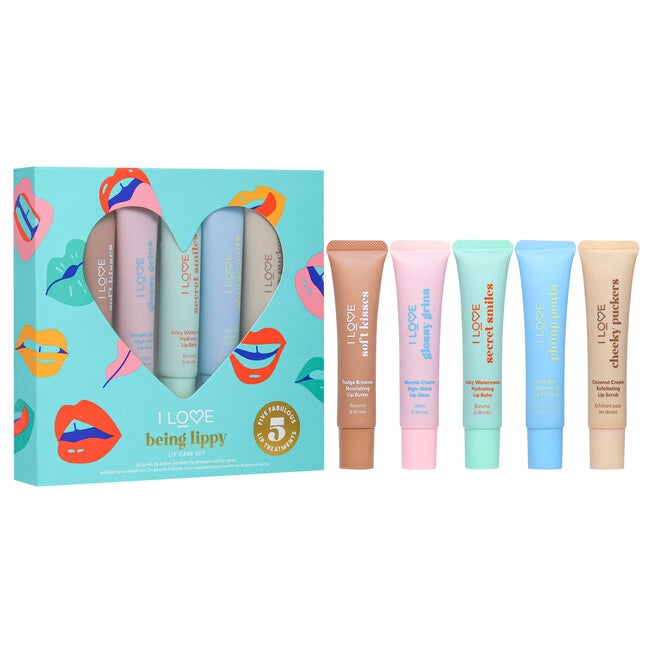 Being Lippy Lip Care Set by I Love Cosmetics for Women - 5 Pc Set, See Description, alternate image number 2