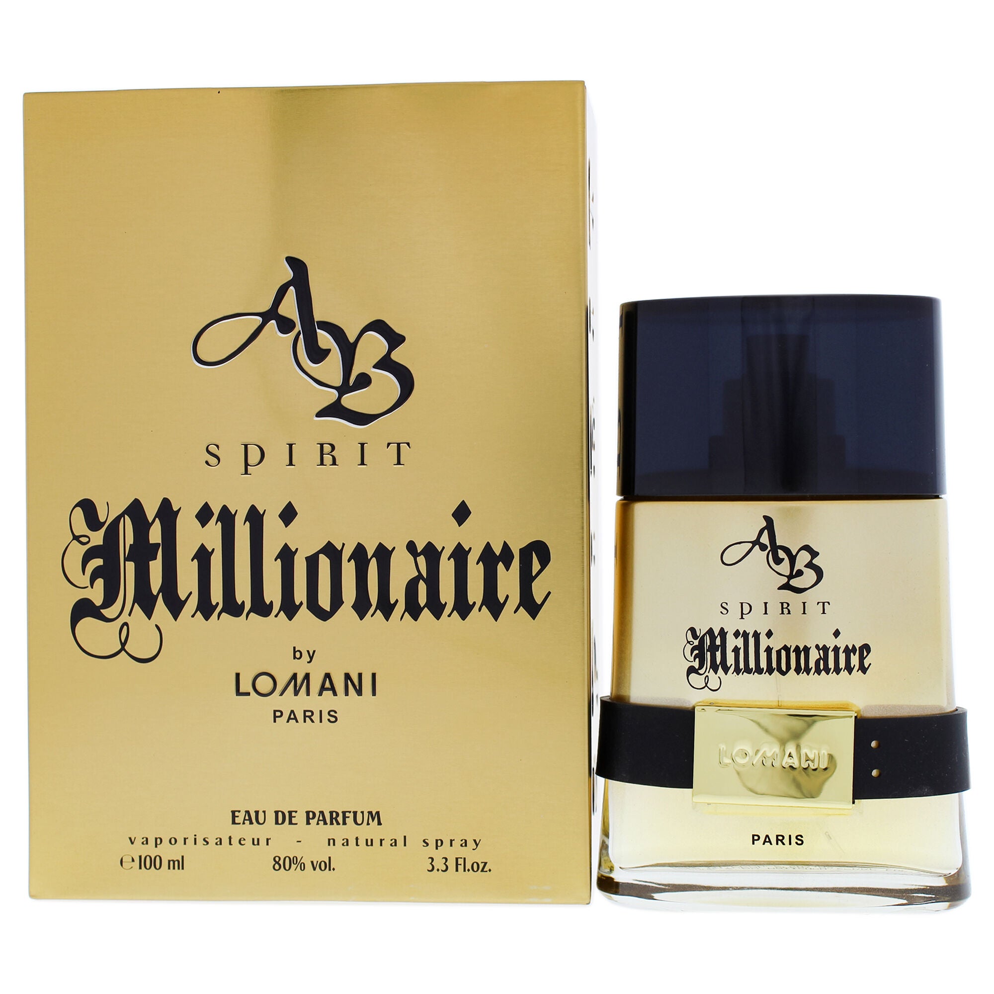 AB Spirit Millionaire by Lomani for Men - 3.3 oz EDP Spray, , alternate image number 4